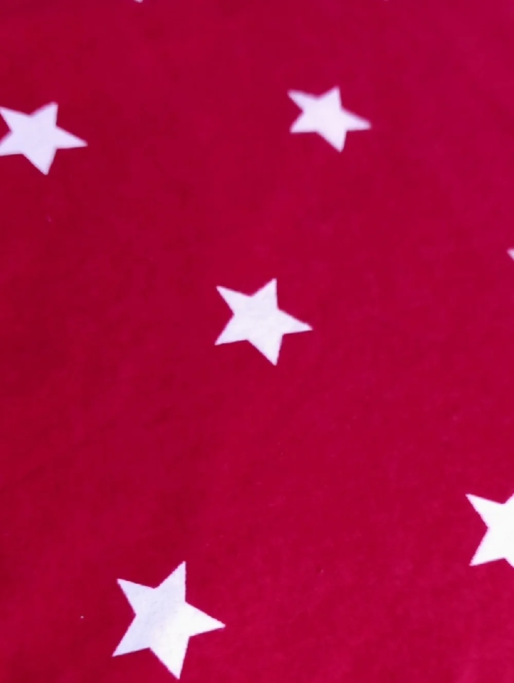 Pottery Barn Kids F/Q Stars Organic Cotton Percale Duvet Cover *Flaw*